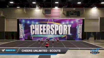 Cheers Unlimited - Scouts [2022 L1 Tiny - Novice - Restrictions Day 1] 2022 CHEERSPORT Hot Springs Classic