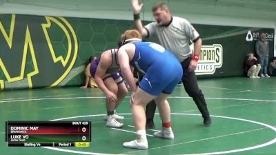 215 lbs Cons. Round 2 - Luke Vo, Avon Ohio vs Dominic May, Brunswick