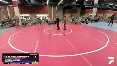 106 lbs Cons. Semi - Caleb Jose Cedeno Mendoza, Silverback Wrestling Forth Worth vs Charles Lundin, 3F Wrestling