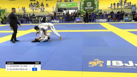 CLARA KESSIANE DE ARAÚJO MORAIS vs CECÍLIA OLIVEIRA PAES DE MATOS 2024 Brasileiro Jiu-Jitsu IBJJF