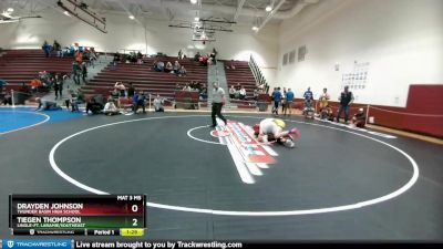 170 lbs 3rd Place Match - Drayden Johnson, Thunder Basin High School vs Tiegen Thompson, Lingle-Ft. Laramie/Southeast