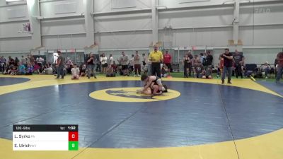 120-S lbs Final - Leif Syrko, PA vs Evan Ulrich, WV