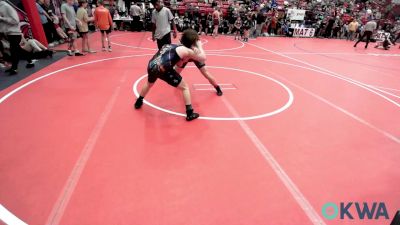 126 lbs Semifinal - Aiden Mudgett, Cowboy Wrestling Club vs Hayden Coxsey, Piedmont