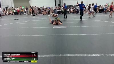 120 lbs Semis (4 Team) - Henry Gessford, Cavalier WC vs Amari Vann, Myland WA