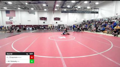 145 lbs Round Of 16 - Luke Chapman, Montville vs Wyatt Solosky, Haddam-Killingworth