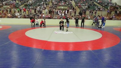 43 lbs Consi Of 4 - Navarro Bullock, Jackson County Wrestling Club vs Barrett Lowe, South Forsyth WAR Wrestling Club