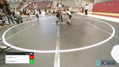 56 lbs Rr Rnd 2 - Luke Crain, Skiatook Youth Wrestling 2022-23 vs AJ Carwile, Pin-King All Stars