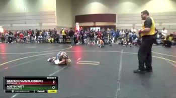 64 lbs Round 1 (4 Team) - Grayson VanValkenburg, MI Pitbulls vs Austin Witt, Team Gotcha