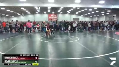 82 lbs Cons. Round 4 - Dawson Boyd, Powerhouse Wrestling Academy vs David Murphy, Hanover Hawkeye Youth Wrestlin