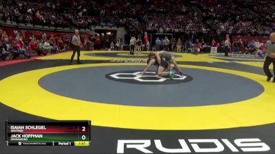 D1-165 lbs Quarterfinal - Isaiah Schlegel, Whitmer vs Jack Hoffman, Springboro