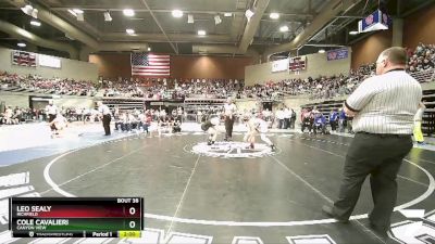 Champ. Round 1 - Cole Cavalieri, Canyon View vs Leo Sealy, Richfield