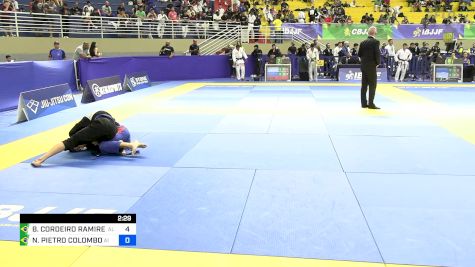 BERNARDO CORDEIRO RAMIRES DOS SA vs NICOLA PIETRO COLOMBO 2024 Brasileiro Jiu-Jitsu IBJJF