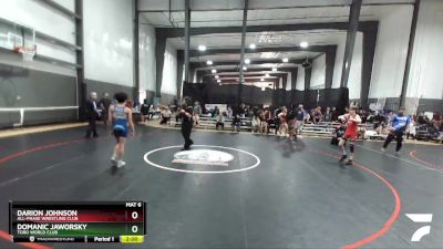 97 lbs Cons. Semi - Darion Johnson, All-Phase Wrestling Club vs Domanic Jaworsky, Toro World Club