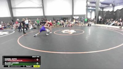 157 lbs Cons. Round 3 - Elijah Leader, Washington vs Xariel Soto, Mat Demon Wrestling Club