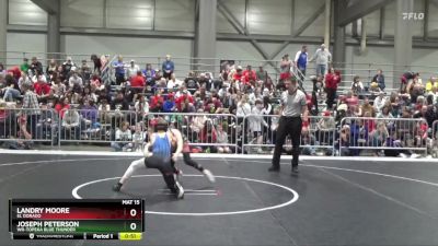 90 lbs Quarterfinal - Landry Moore, El Dorado vs Joseph Peterson, WR-Topeka Blue Thunder