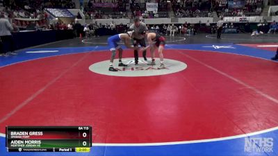 6A 113 lbs Quarterfinal - Braden Gress, Spanish Fort vs Aiden Morris, Mortimer Jordan HS