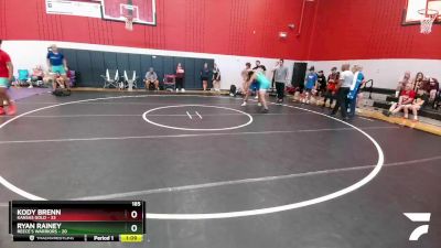 185 lbs Round 5 (6 Team) - Ryan Rainey, Reece`s Warriors vs Kody Brenn, Kansas Gold