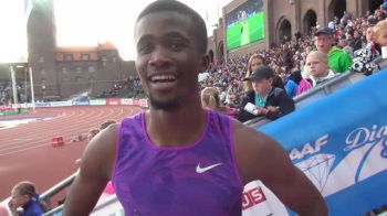 First year pro Anaso Jobodwana is Diamond League 200m leader