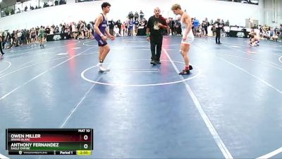 140 lbs Cons. Round 2 - Owen Miller, Grand Blanc vs Anthony Fernandez, Eagle Empire