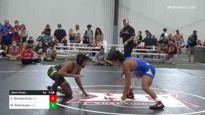 132 lbs Semifinal - Zach Blankenship, Raw vs Matthew Rodriquez, Green Cove Springs