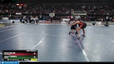 126 lbs Cons. Round 2 - Kale Cornell, Burns vs Kyle Miller, Post Falls