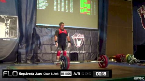 Juan Sepulveda (M60, 105kgs) CJ 116 kgs