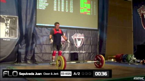 Juan Sepulveda (M60, 105kgs) CJ 113 kgs