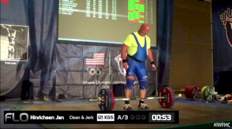 Jan Hinrichsen (M60, 105+kgs) CJ 121 kgs