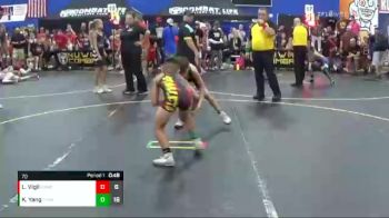 70 lbs Semis & 1st Wrestleback (8 Team) - Keilan Yang, The Funky Singlets vs Lance Vigil, Pomona Elite