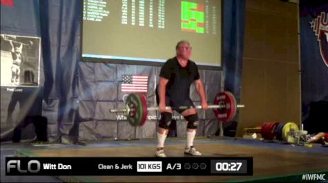 Don Witt (M60, 105+kgs) CJ 101 kgs 2