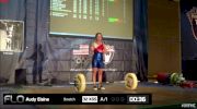 Elaine Audy (W55, 48kgs) Snatch 32 kgs