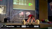 Diane McLeod (W55, 75kgs) Snatch 39 kgs