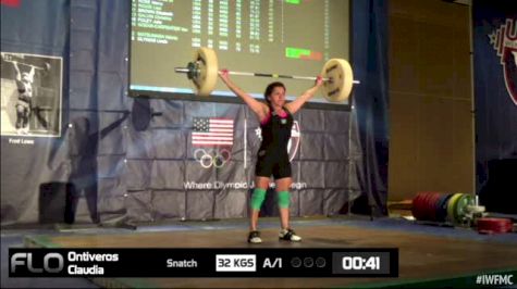 Claudia Ontiveros (W50, 53kgs) Snatch 32 kgs