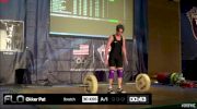 Pat Okker (W55, 58kgs) Snatch 29 kgs