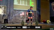 Linda Jo Belsito (W55, 63kgs) Snatch 47 kgs