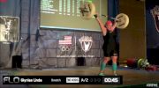 Linda Glynias (W55, 75kgs) Snatch 30 kgs