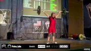 Julie Foley (W50, 58kgs) Snatch 45 kgs