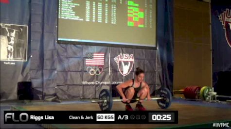 Lisa Riggs (W50, 58kgs) CJ 60 kgs 2