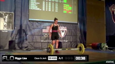 Lisa Riggs (W50, 58kgs) CJ 59 kgs