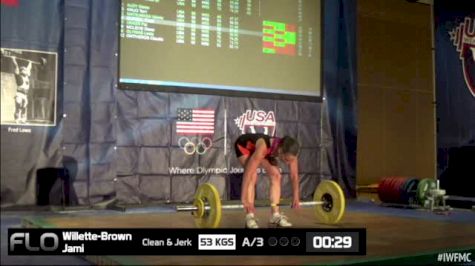 Jami Willette-Brown (W50, 58kgs) CJ 53 kgs 2