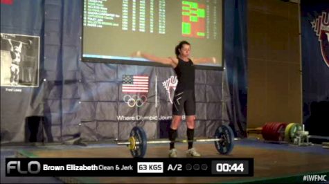 Elizabeth Brown (W50, 53kgs) CJ 63 kgs