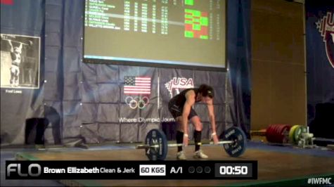 Elizabeth Brown (W50, 53kgs) CJ 60 kgs