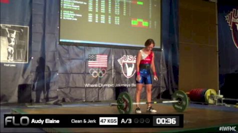 Elaine Audy (W55, 48kgs) CJ 47 kgs