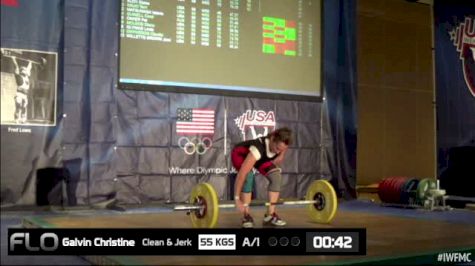 Christine Galvin (W50, 53kgs) CJ 55 kgs