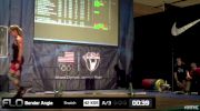 Angie Bender (W50, 63kgs) Snatch 42 kgs 2