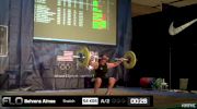 Aimee Behrens (W50, 69kgs) Snatch 54 kgs