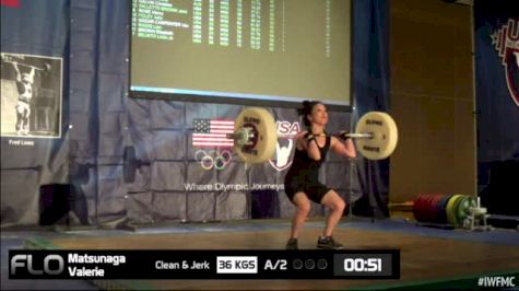 Valerie Matsunaga (W55, 53kgs) CJ 36 kgs