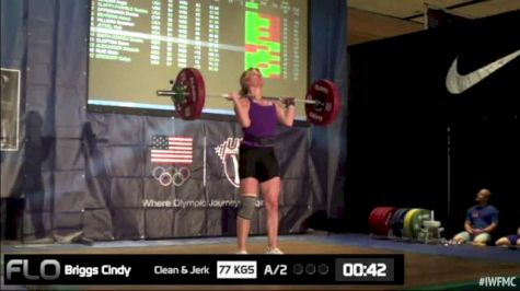 Cindy Briggs (W50, 75kgs) CJ 77 kgs