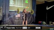 Caitlyn Gregory (W50, 75+kgs) CJ 56 kgs