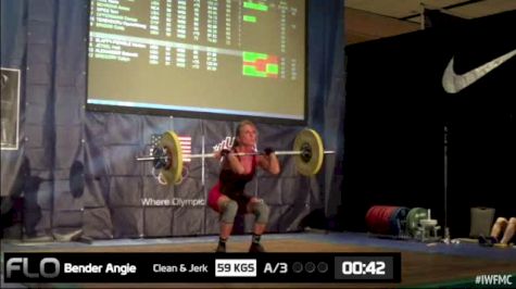 Angie Bender (W50, 63kgs) CJ 59 kgs